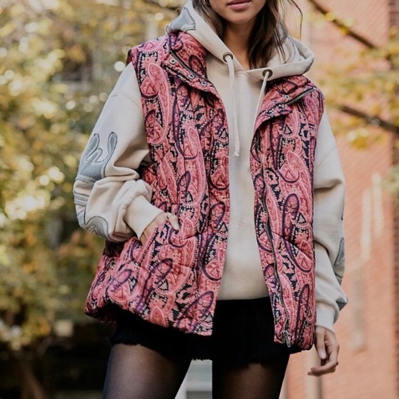 NWOT - Free People Flora Puffer Vest - Picture 1 of 9